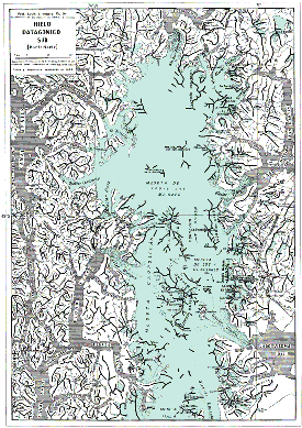 Ejemplo de uno de los mapa sque utilizamos: el sector norte del Lliboutry